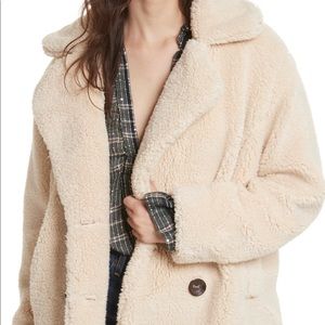 Free People Teddy Peacoat